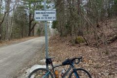 No winter maintenance - perfect